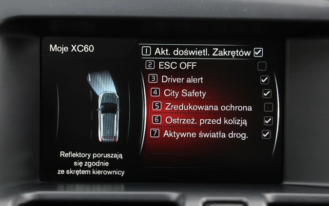 Volvo XC 60 cena 69900 przebieg: 258027, rok produkcji 2014 z Sępopol małe 742